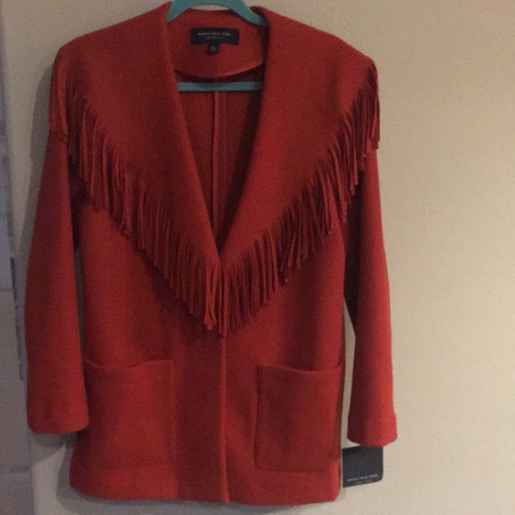 Marc New York fringed coat size small - Picture 6 of 7